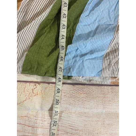 LC Lauren Conrad Women's Color Block One Shoulder Multi Maxi Dress - Medium - Picture 6 of 12